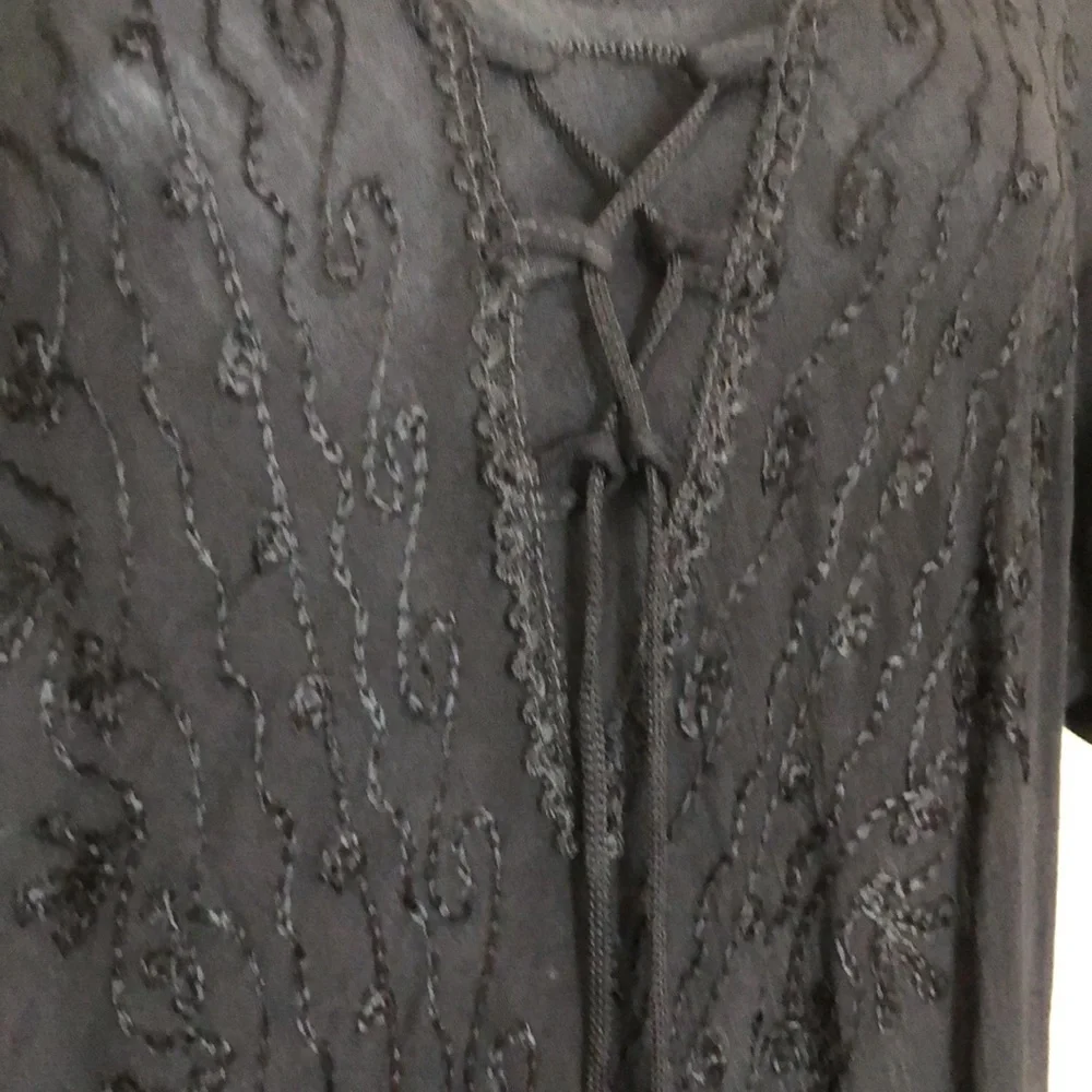 Tie Dye Black and White Dress.  NWT - Picture 3 of 7